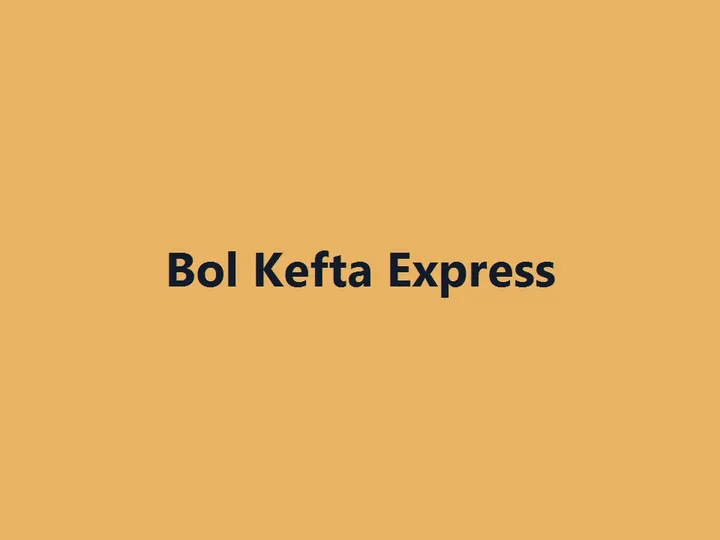 Bol Kefta Express sur Lit de Semoule