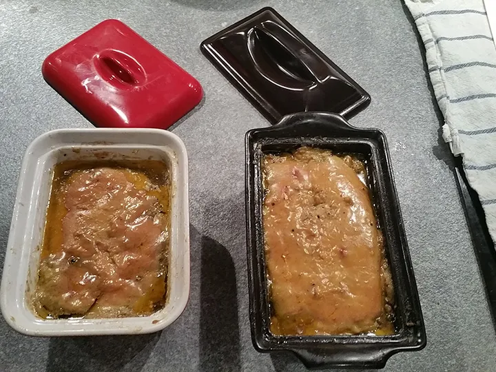 Terrine de foie gras au micro-ondes